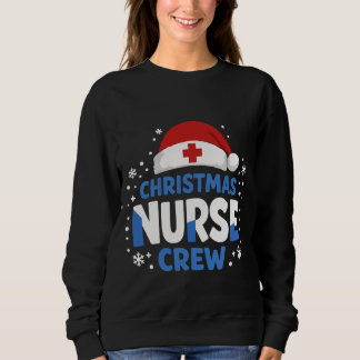 Moletom Christmas Nurse Crew – Funny Holiday Nurse T-Shirt