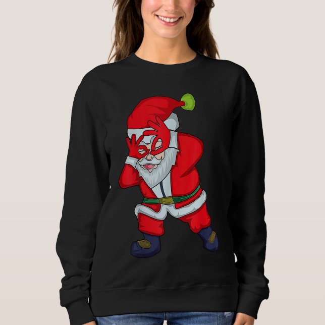 Moletom Christmas Santa Clause Griddy Dance (Frente)