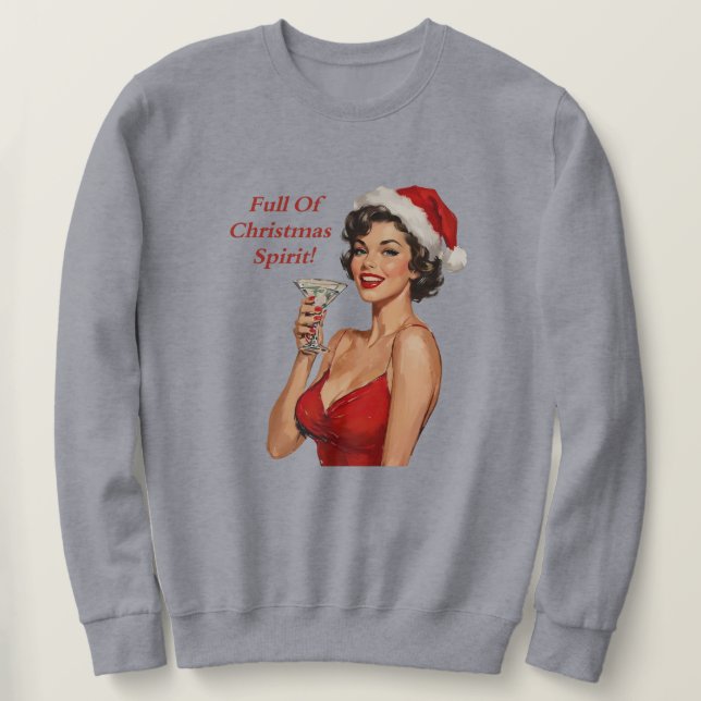 Moletom Christmas Spirit Sweatshirt (Frente do Design)