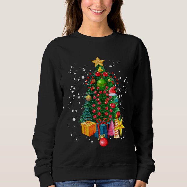 Moletom Christmas Tree Christmas Pyjamas  2 (Frente)