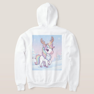 Moletom Christmas Unicorn Cute Holiday