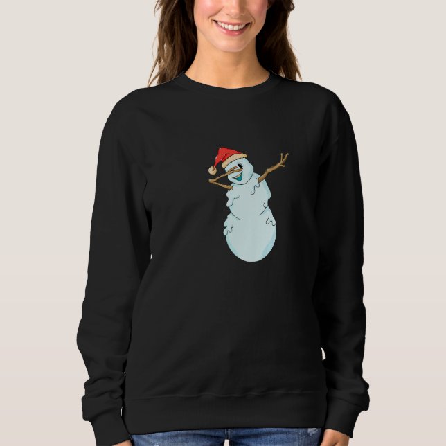 Moletom Christmas Winter Christmas Dab Xmas Dabbing Snowma (Frente)