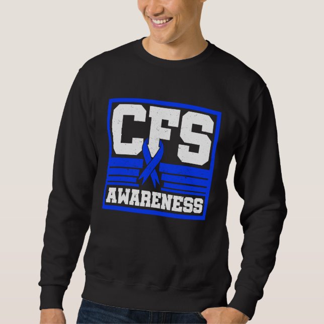 Moletom Chronic Fatigue Syndrome Warrior CFS Post Viral Su (Frente)
