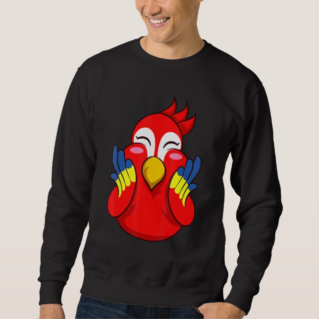 Moletom Chubby Cheeks Parrot T (Frente)