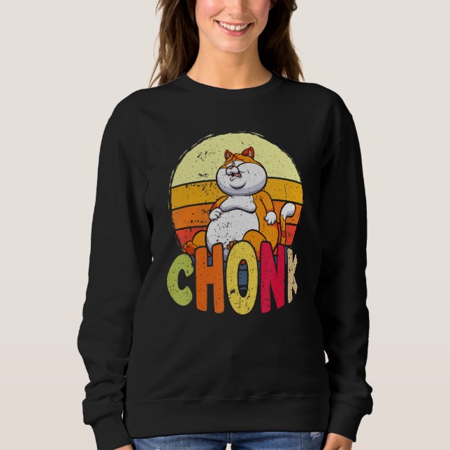 Moletom Chubby Chonk Cat Memória Felina (Frente)