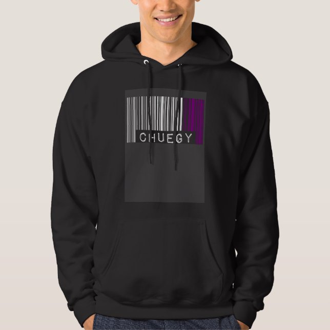 Moletom Chuegy Asexual Pride Flag Barcode LGBTQ  Joke Slan (Frente)