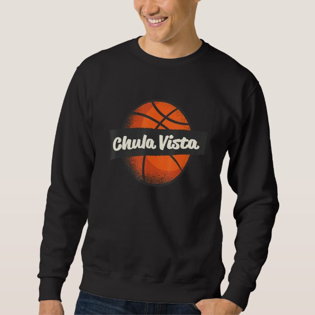 Moletom Chula Vista Hometown Basketball Player Sports (Frente)