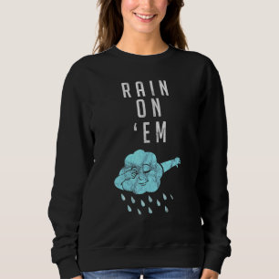 Moletom Chuva Em Meteorologia Para O Repórter 1 Do Weather