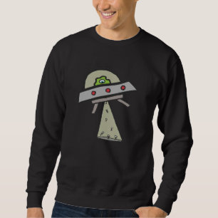 Moletom Chuva voadora de OVNI de Abdução de alienígenas