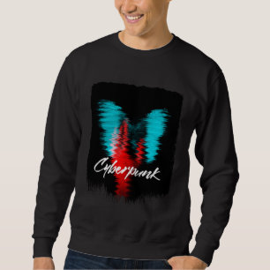 Moletom Ciberpunks Japão Streetwear Glitch 80s 90s Triste