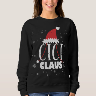 Moletom Cici Claus Santa Hat Gota Avó Cici Natal F