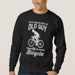 Moletom Ciclista Nunca Subestime um Velho Cara numa Bicicl