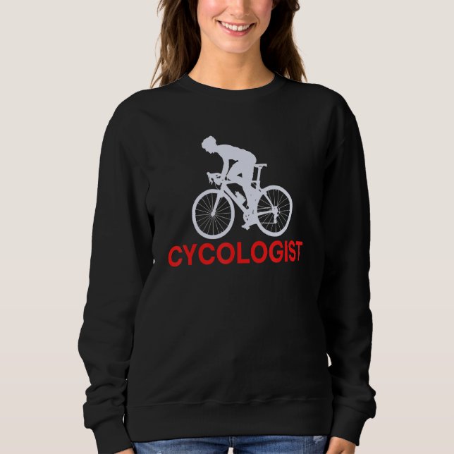 Moletom Ciclo de bicicleta de bicicleta com cicologista (Frente)