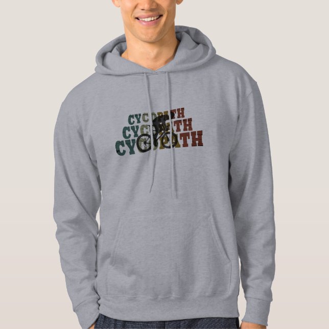 Moletom Ciclo engraçado do Cycopath (Frente)