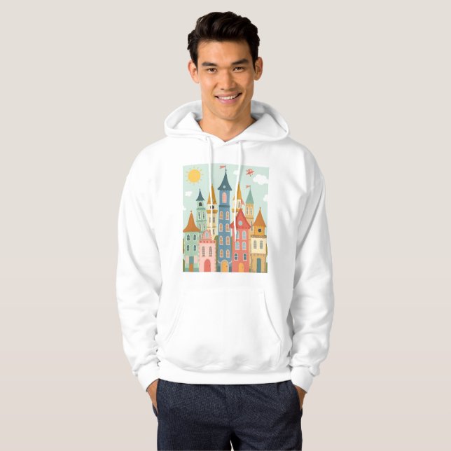 Moletom Cidade Colorida de Fairytale (Frente Completa)