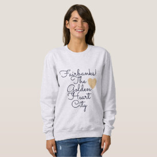 Moletom Cidade Coração Dourado de Fairbanks