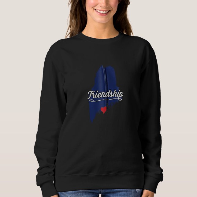 Moletom Cidade da Amizade Maine Cute Merch Graphic Zip (Frente)