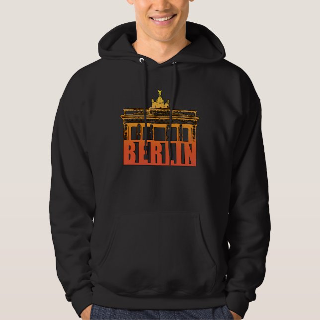 Moletom Cidade de Berlim Alemanha Cidade Cityscape Skyline (Frente)