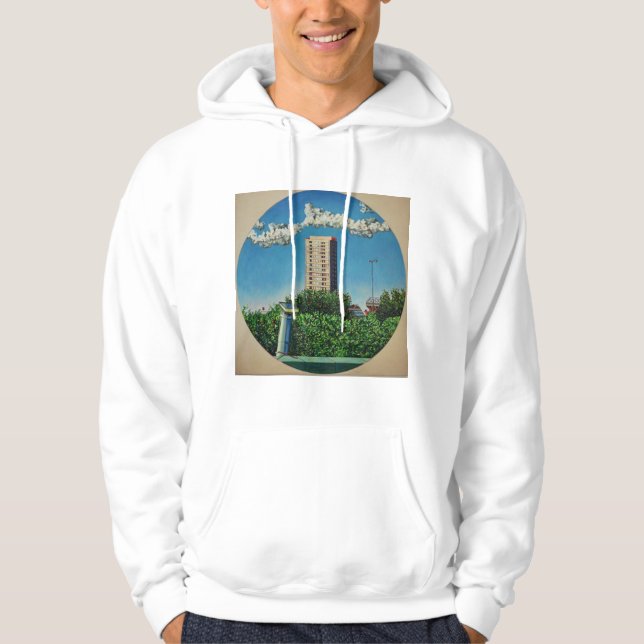 Moletom Cidade de colocação em latas do verão (Frente)