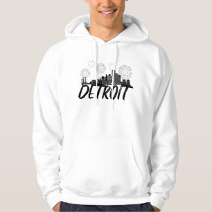 Moletom Cidade de Detroit Skyline