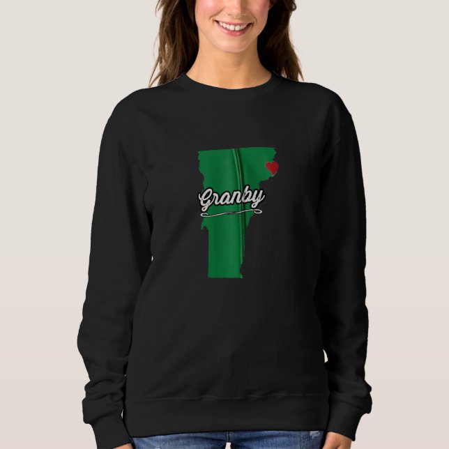 Moletom Cidade De Granby Vermont Cute Merch Graphic Zip (Frente)