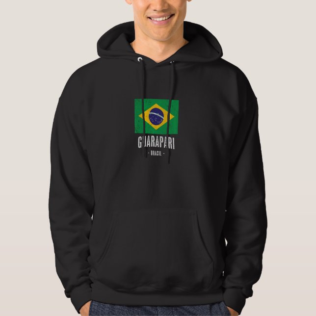 Moletom Cidade de Guarapari Brasil Br Bandeira Merch (Frente)