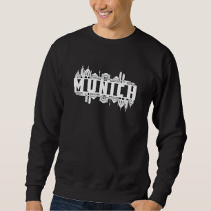 Moletom Cidade de Munique, Alemanha, Cityscape Funny Idea