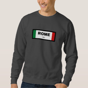 Moletom Cidade de Roma nas Cores de Bandeira italianas