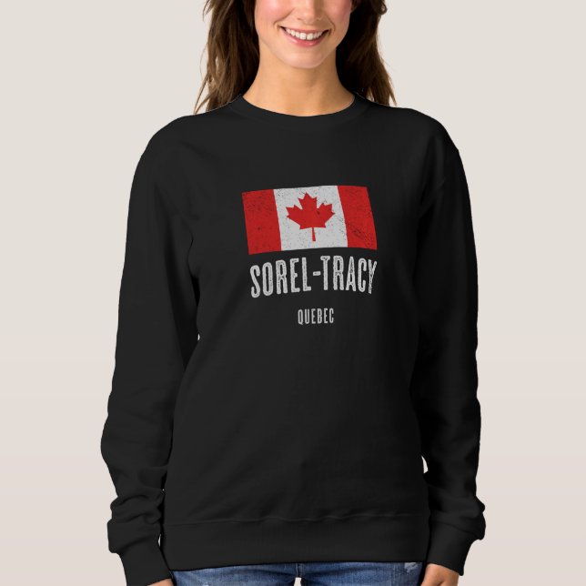 Moletom Cidade De Sorel Tracy Canadá Flag Merch (Frente)