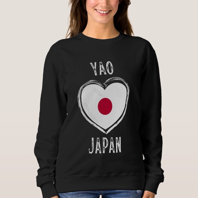 Moletom Cidade de Yao, Sinalizador do Japão (Frente)