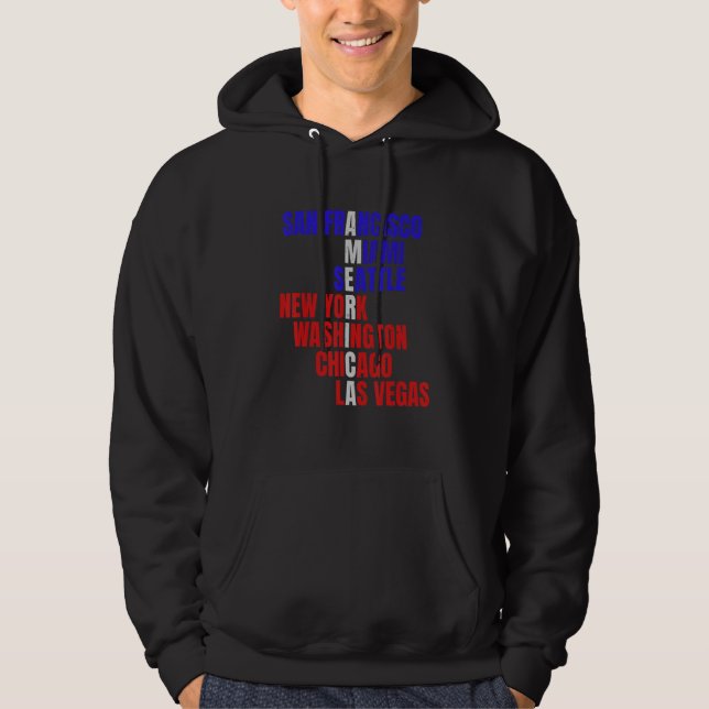 Moletom Cidade Familiar Americana Cidades Americanas Nova  (Frente)