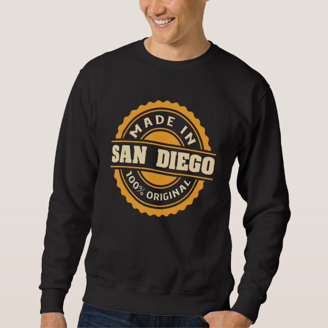 Moletom Cidade Natal de San Diego (Frente)
