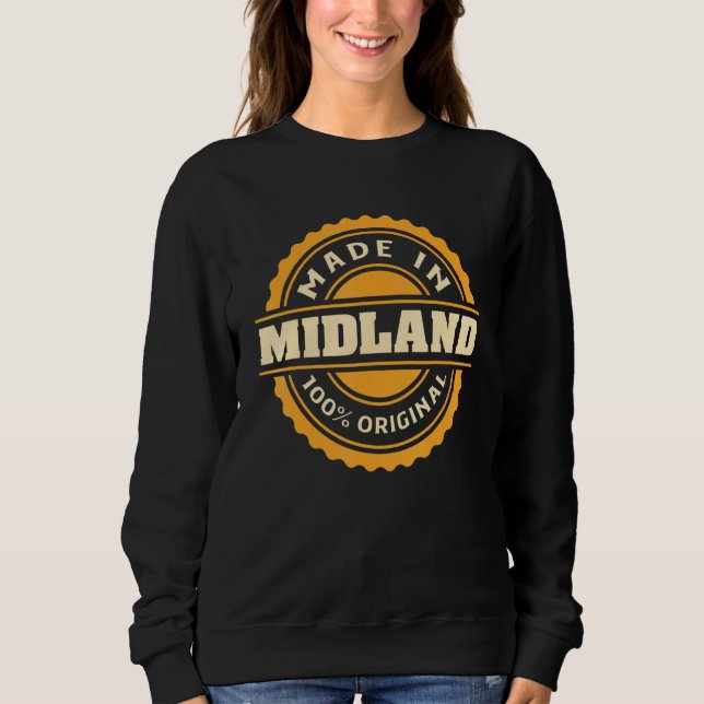 Moletom Cidade Natal Midland (Frente)