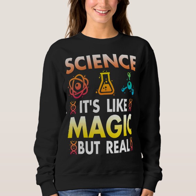 Moletom Ciência Como Magia (Frente)