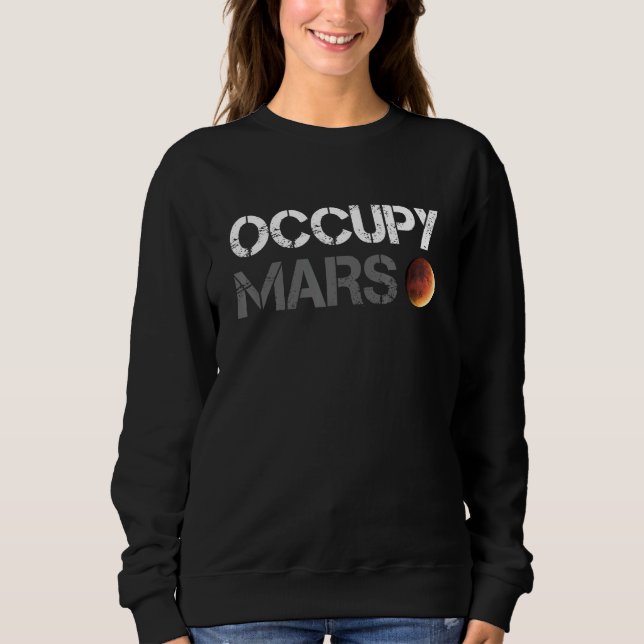Moletom Ciência de Fogão do Explorador Espacial do Occupy  (Frente)