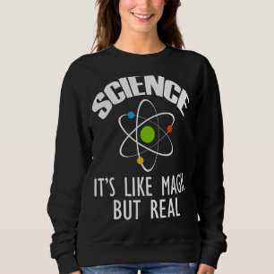 Moletom Ciência É como Magia, mas Geek de Ph