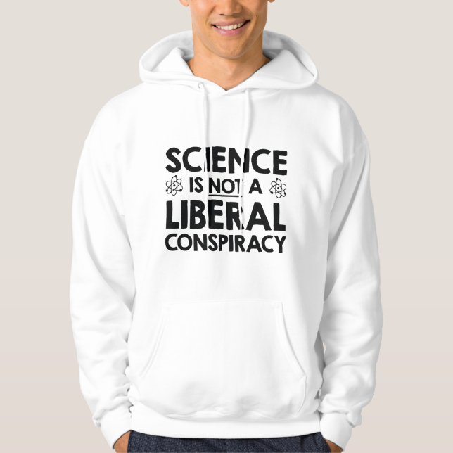 Moletom Ciência Não É Conspiração Liberal (Frente)