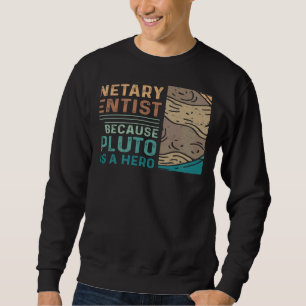 Moletom Ciência Planetária Vintage Astronomia Para Um Plan