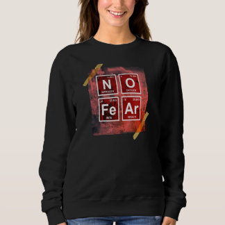 Moletom Ciência Sem Medo Química de Mesas Periódica Humor