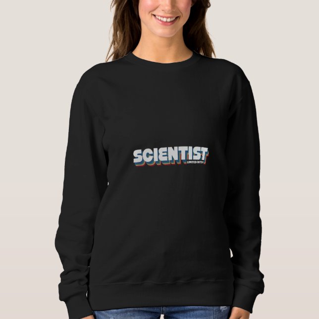 Moletom Cientista retro vintage (Frente)