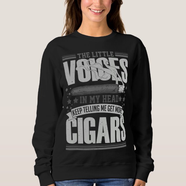 Moletom Cigar Smoker Smoking Quotes (Frente)