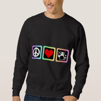 Moletom Cilindros do amor da paz
