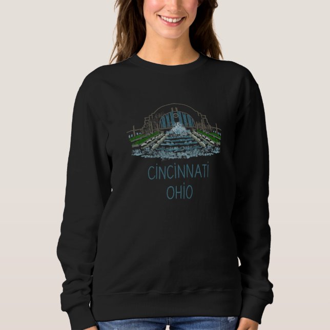 Moletom Cincinnati City Ohio souvenir  for men women  5 (Frente)