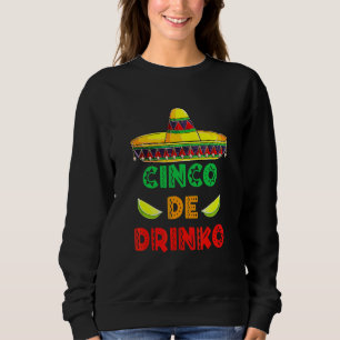 Moletom Cinco De Drinko Cinco De Mayo Com Guitar Cactus S