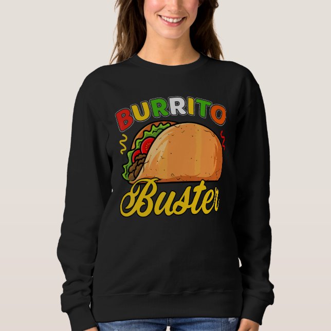 Moletom Cinco De Mayo Burrito Buster Mexicano (Frente)