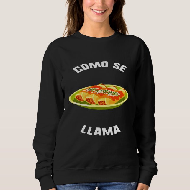 Moletom Cinco De Mayo Como Se Llama Enchilada Sombrero Mex (Frente)