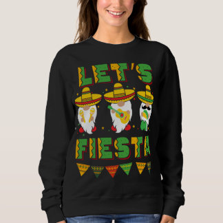 Moletom Cinco De Mayo Gnomos Mexicanos Lets Fiesta