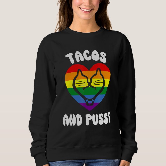 Moletom Cinco De Mayo Lesbian Pride Stuff Gay Pride Cats A (Frente)