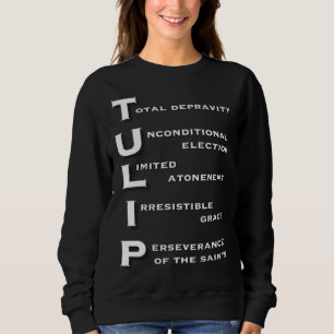 Moletom Cinco Pontos do Calvinismo TULIP Sigla Cristã G