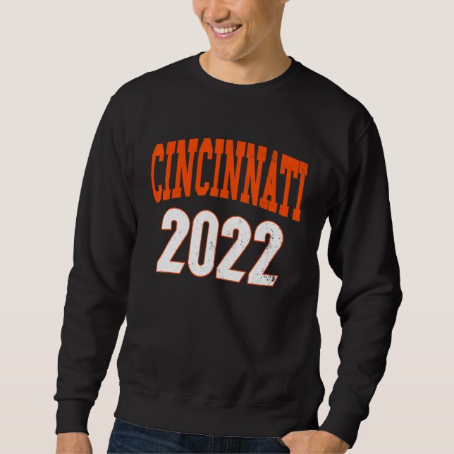 Moletom CINCY 'NATI Cincinnati OH Matching Family Casal T (Frente)